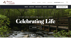 Desktop Screenshot of barronfuneralhome.com